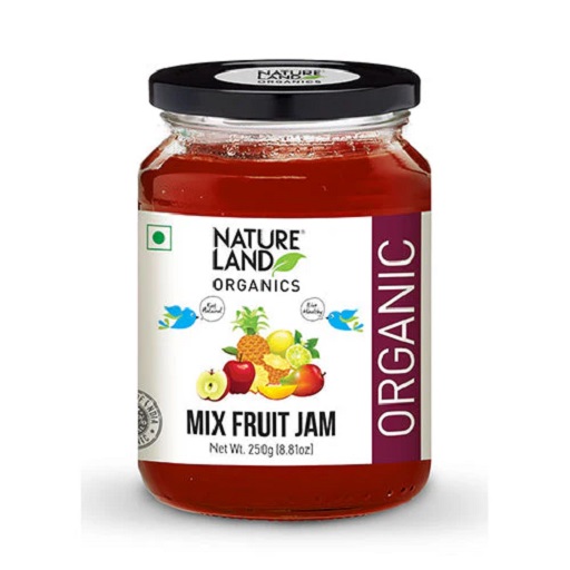 Organic Mix Fruit Jam 250 Gm